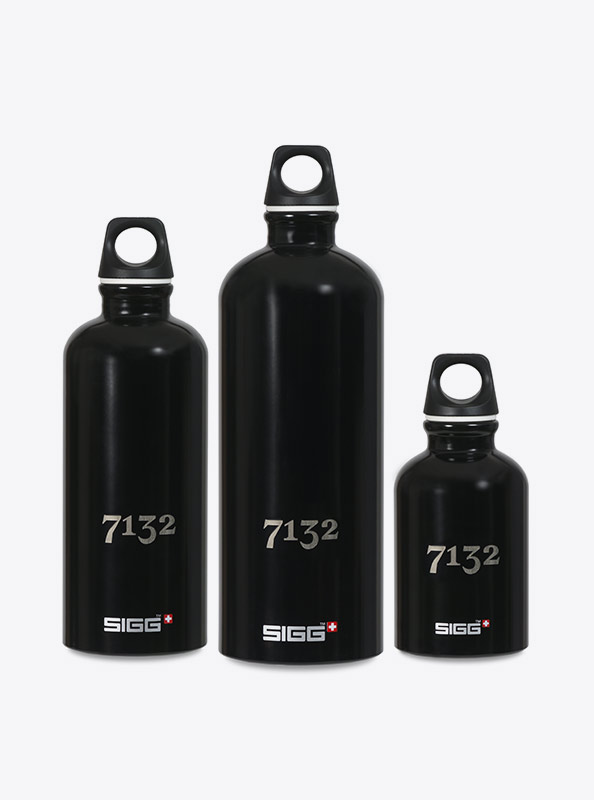 Trinkflasche Sigg Logo Gravieren Firmenlogo Hotel 7132 Black Group