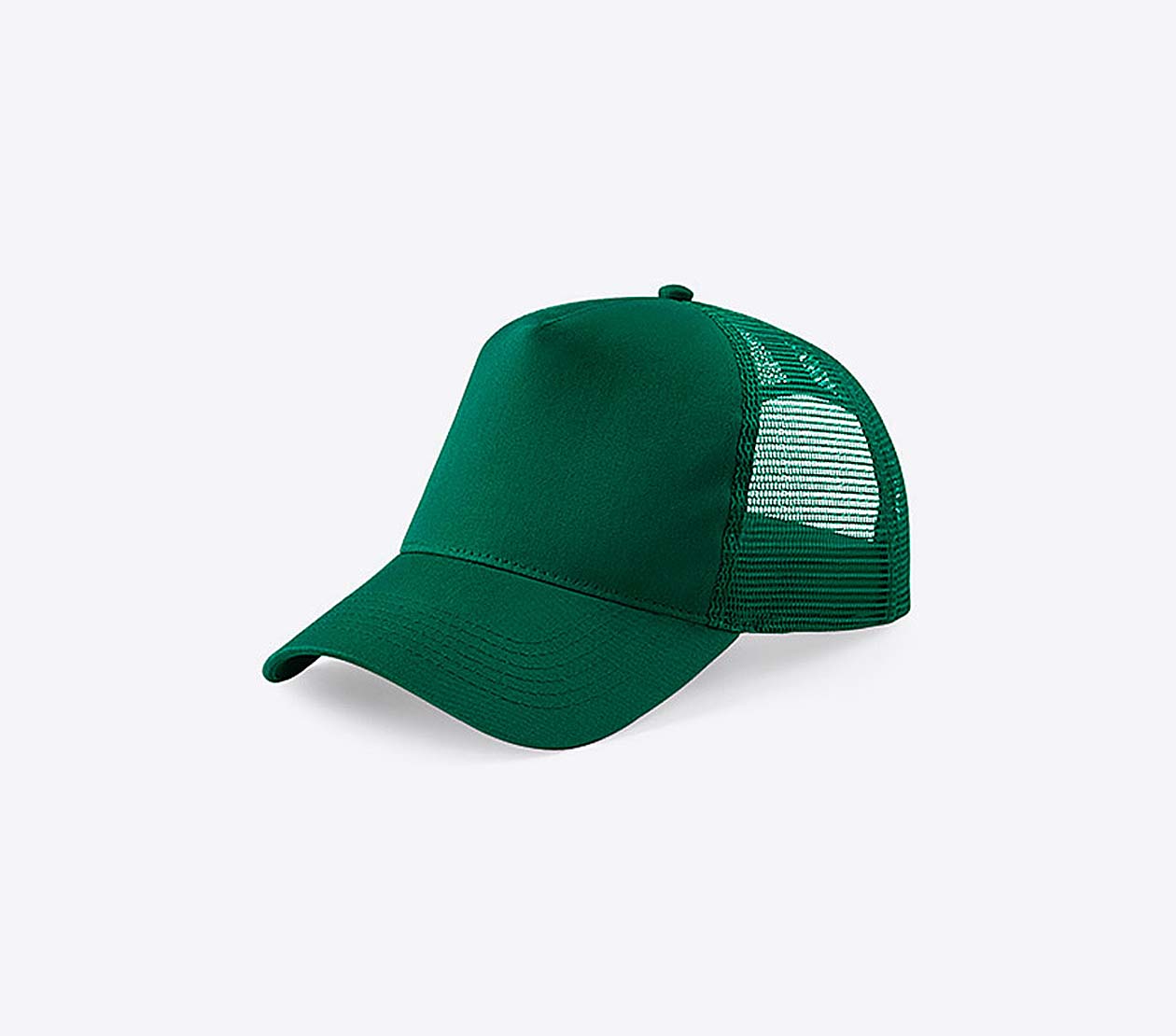 Trucker Cap Mit Logo Bedrucken Besticken Beechfield B640 Farbe Bottle Green