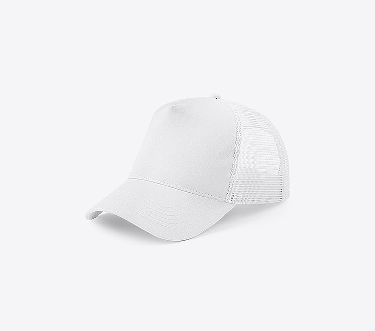 Trucker Cap Mit Logo Bedrucken Besticken Beechfield B640 Farbe White