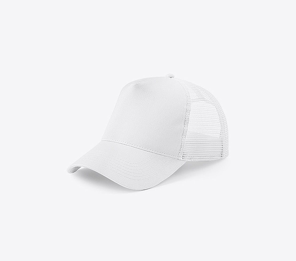 Trucker Cap Mit Logo Bedrucken Besticken Beechfield B640 Farbe White