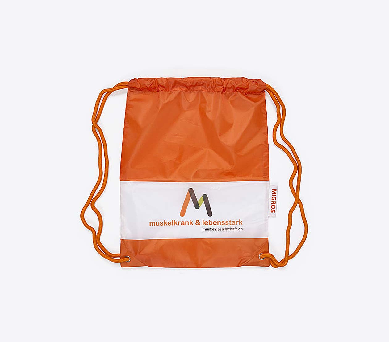 Turnbeutel Gym Bag Bedruckt Polyester Muskelgesellschaft