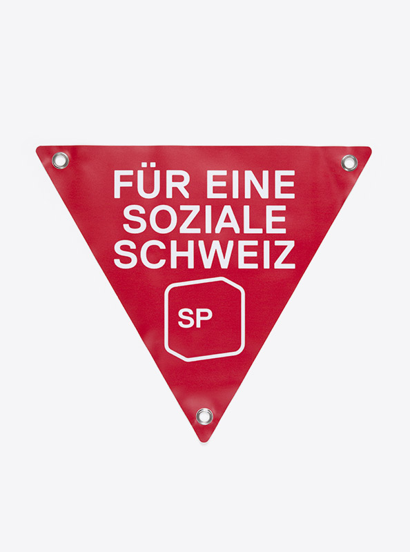 Velo Dreieck Eu Sp Baselland Fuer Eine Soziale Schweiz Mit Logo Werbung Bedrucken Vinyl Digitaldruck Vollfarbig