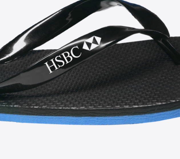 veredelung flip flop druck auf riemen