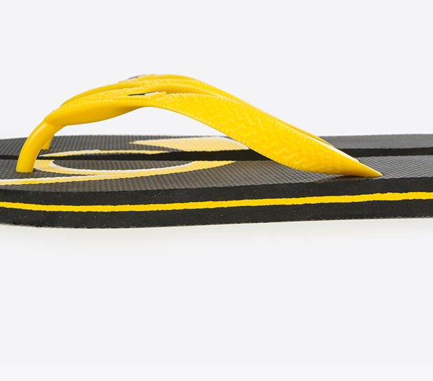 veredelung flip flop sandwich sohle