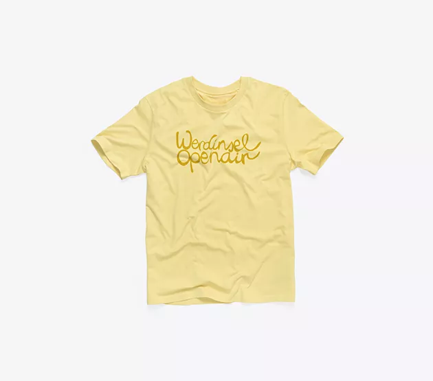 Werdinsel Openair T Shirt Stanley Creator 2.0 Viva Yellow Siebdruck